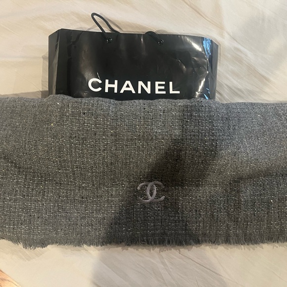 Vintage Chanel Cashmere Scarf - Picture 1 of 2